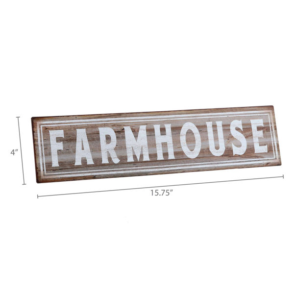 Gracie Oaks Farmhouse Tin Wall Décor & Reviews Wayfair